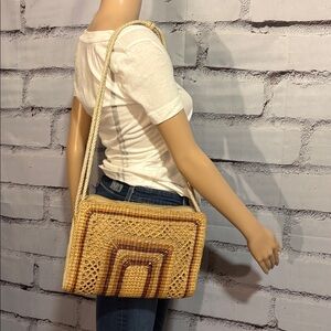 Vintage ADG 1960’s 1970’s Wicker Purse